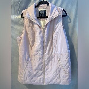 Cavalini Original 3X Pink Quilted Puffer Vest with Sherpa Lining